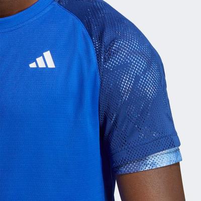 Adidas Mens Melbourne Raglan Tee - Lucid Blue