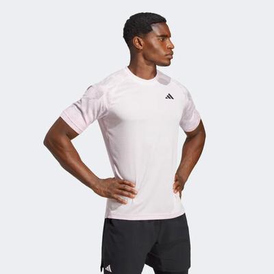 Adidas Mens Melbourne Raglan Tee - Clear Pink - main image
