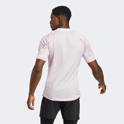 Adidas Mens Melbourne Raglan Tee - Clear Pink - main image