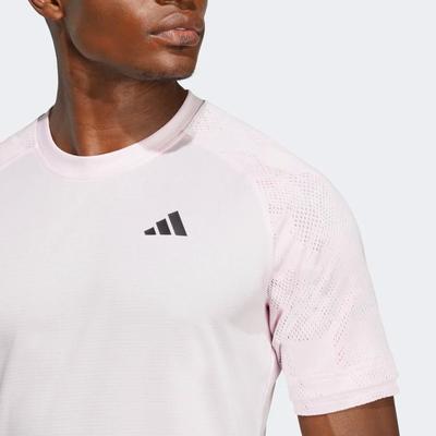 Adidas Mens Melbourne Raglan Tee - Clear Pink - main image