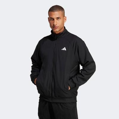 Adidas Mens Melbourne Stretch Woven Tennis Jacket - Black/Multicolour - main image