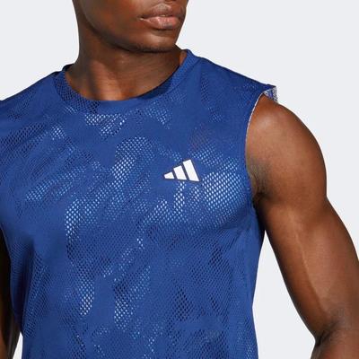 Adidas Mens Melbourne Sleeveless Tee - Victory Blue - main image
