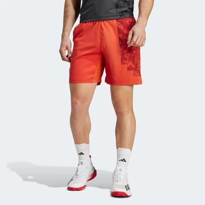 Adidas Mens Paris Ergo Tennis Shorts - Red