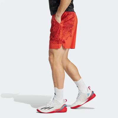 Adidas Mens Paris Ergo Tennis Shorts - Red - main image