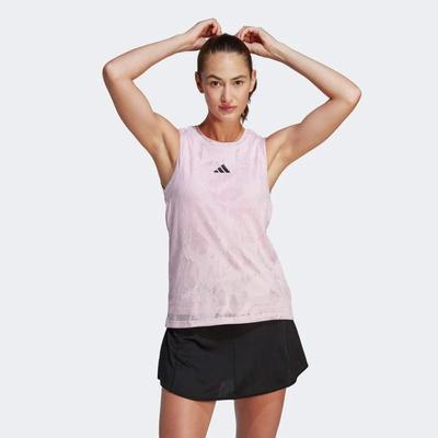 Adidas Womens Melbourne Tennis Tank - Clear Pink