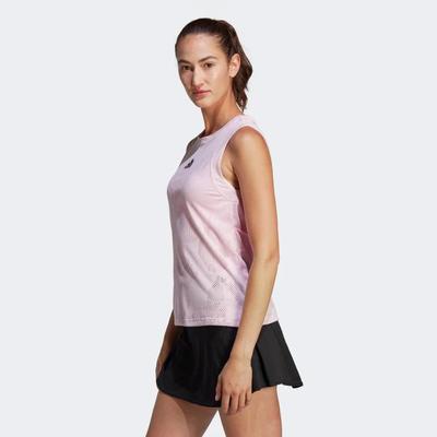Adidas Womens Melbourne Tennis Tank - Clear Pink