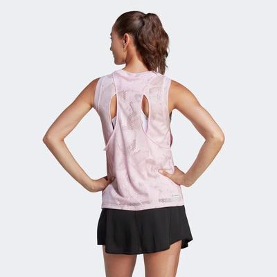 Adidas Womens Melbourne Tennis Tank - Clear Pink