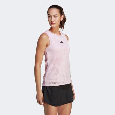 Adidas Womens Melbourne Tennis Tank - Clear Pink