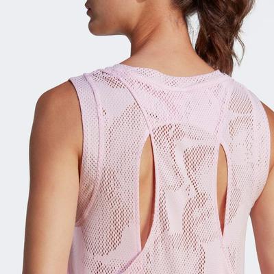 Adidas Womens Melbourne Tennis Tank - Clear Pink