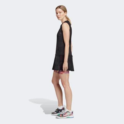 Adidas Womens Melbourne Tennis Dress - Black/Multicoloured