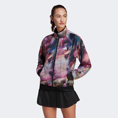 Adidas Womens Melbourne Woven Tennis Jacket - Multicolour/Black - main image