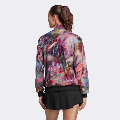 Adidas Womens Melbourne Woven Tennis Jacket - Multicolour/Black - main image