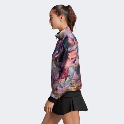Adidas Womens Melbourne Woven Tennis Jacket - Multicolour/Black - main image