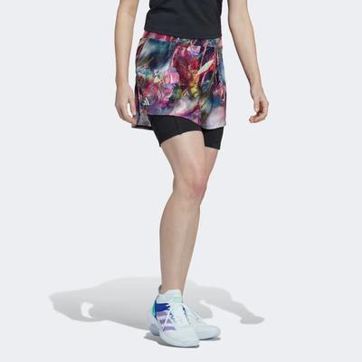 Adidas Womens Melbourne Tennis Skirt - Multicolor/Black