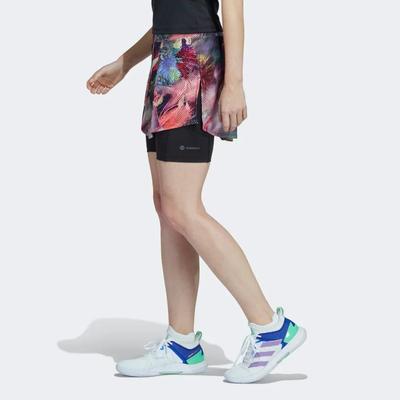 Adidas Womens Melbourne Tennis Skirt - Multicolor/Black