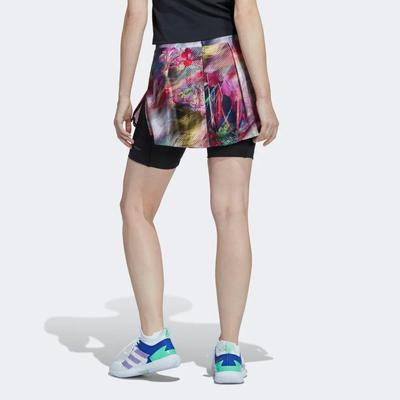 Adidas Womens Melbourne Tennis Skirt - Multicolor/Black