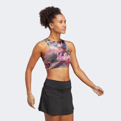 Adidas Womens Tennis Crop Top - Multicolour - main image