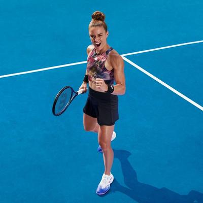 Adidas Womens Tennis Crop Top - Multicolour