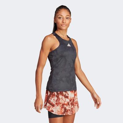 Adidas Womens Paris Y-Tank - Carbon - main image