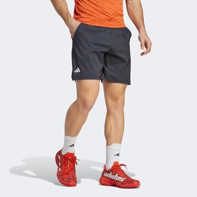 Adidas Mens Paris Ergo Tennis Shorts - Carbon - main image