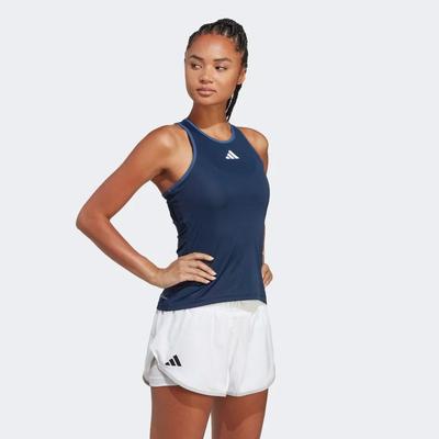 Adidas Womens Tennis Racerback Tank - Collegiate Navy - main image