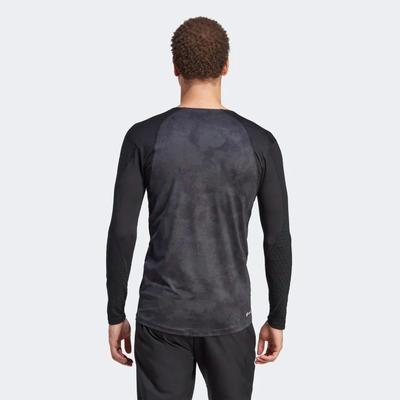 Adidas Mens Paris Longsleeve Tee - Carbon/Black - main image