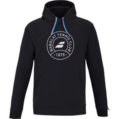 Babolat Mens Exercise Hood Sweat - Black - main image
