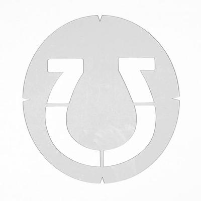 Tourna Lucky Horse Shoe Stencil Card - main image