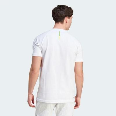 Adidas Mens AEROREADY Pro Seamless Tennis Tee - White - main image