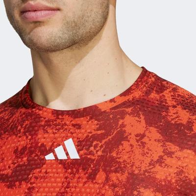 Adidas Mens Paris Freelift Tee - Preloved Red - main image