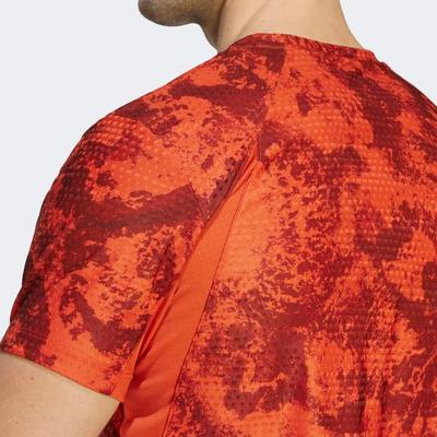 Adidas Mens Paris Freelift Tee - Preloved Red - main image