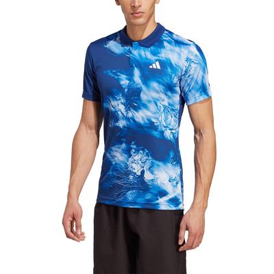 Adidas Mens Melbroune FreeLift Polo - Victory/Blue