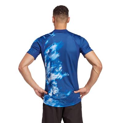 Adidas Mens Melbroune FreeLift Polo - Victory/Blue