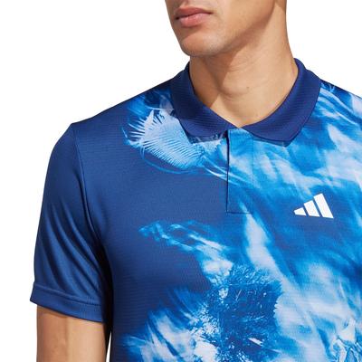 Adidas Mens Melbroune FreeLift Polo - Victory/Blue