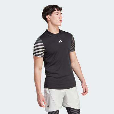 Adidas Mens HEAT.RDY FreeLift Polo T-Shirt - Black - main image