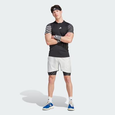 Adidas Mens HEAT.RDY FreeLift Polo T-Shirt - Black - main image