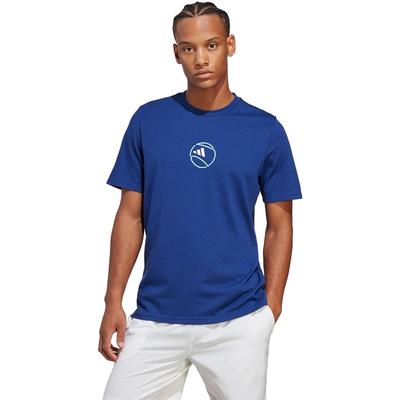 Adidas Mens Category Tee - Blue