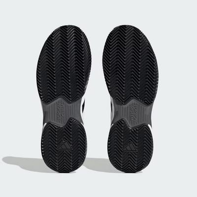 Adidas Mens Courtjam Control Clay Tennis Shoes - Core Black/Cloud White - main image