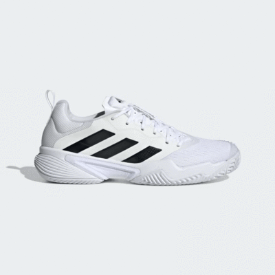 Adidas Mens Barricade 13 Tennis Shoes -White Core Black - main image
