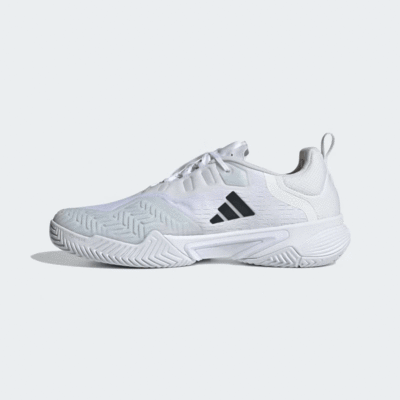 Adidas Mens Barricade 13 Tennis Shoes -White Core Black - main image