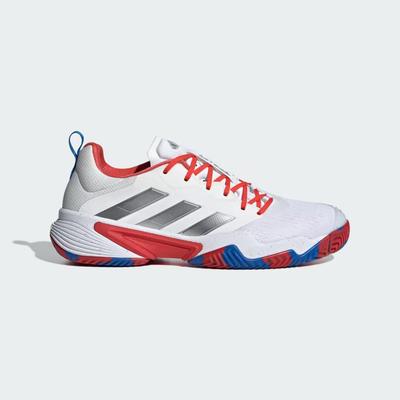 Adidas Mens Barricade Tennis Shoes - Cloud White/Bright Royal - main image