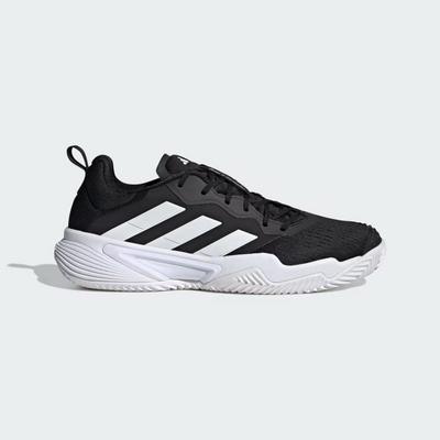 Adidas Mens Barricade Clay Tennis Shoes - Core Black/Cloud White - main image