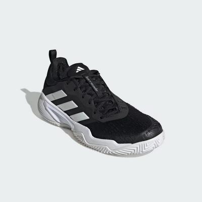 Adidas Mens Barricade Clay Tennis Shoes - Core Black/Cloud White