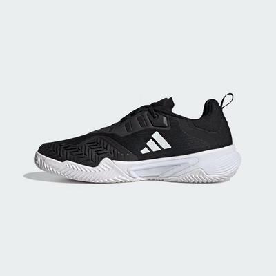 Adidas Mens Barricade Clay Tennis Shoes - Core Black/Cloud White - main image