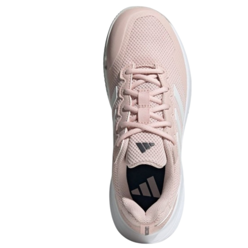 Adidas Women Game Court 2 Tennis Shoes- Semi Flash Aqua, Cloud White and Cobalt Blue - main image
