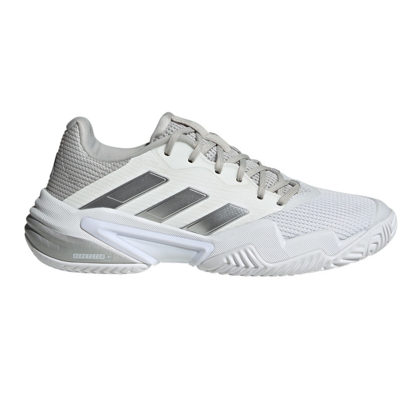 Adidas Womens Barricade 13 Tennis Shoes - Cloud White / Core Black/ Grey - main image