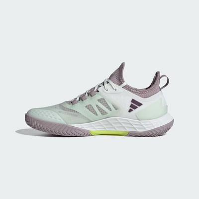 Adidas Womens Adizero Ubersonic 4.1 Tennis Shoes - Cloud White/Aurora Met - main image