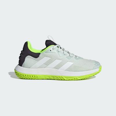 Adidas Mens Solematch Control Tennis Shoes - Crystal Jade/Cloud White - main image