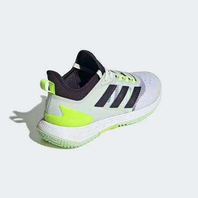 Adidas Mens Adizero Ubersonic 4.1 Tennis Shoes - Cloud White/Aurora Black - main image