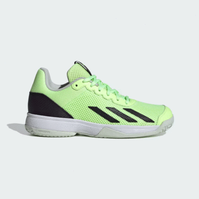 Adidas Kids Courtflash Tennis Shoes - Green Spark - main image